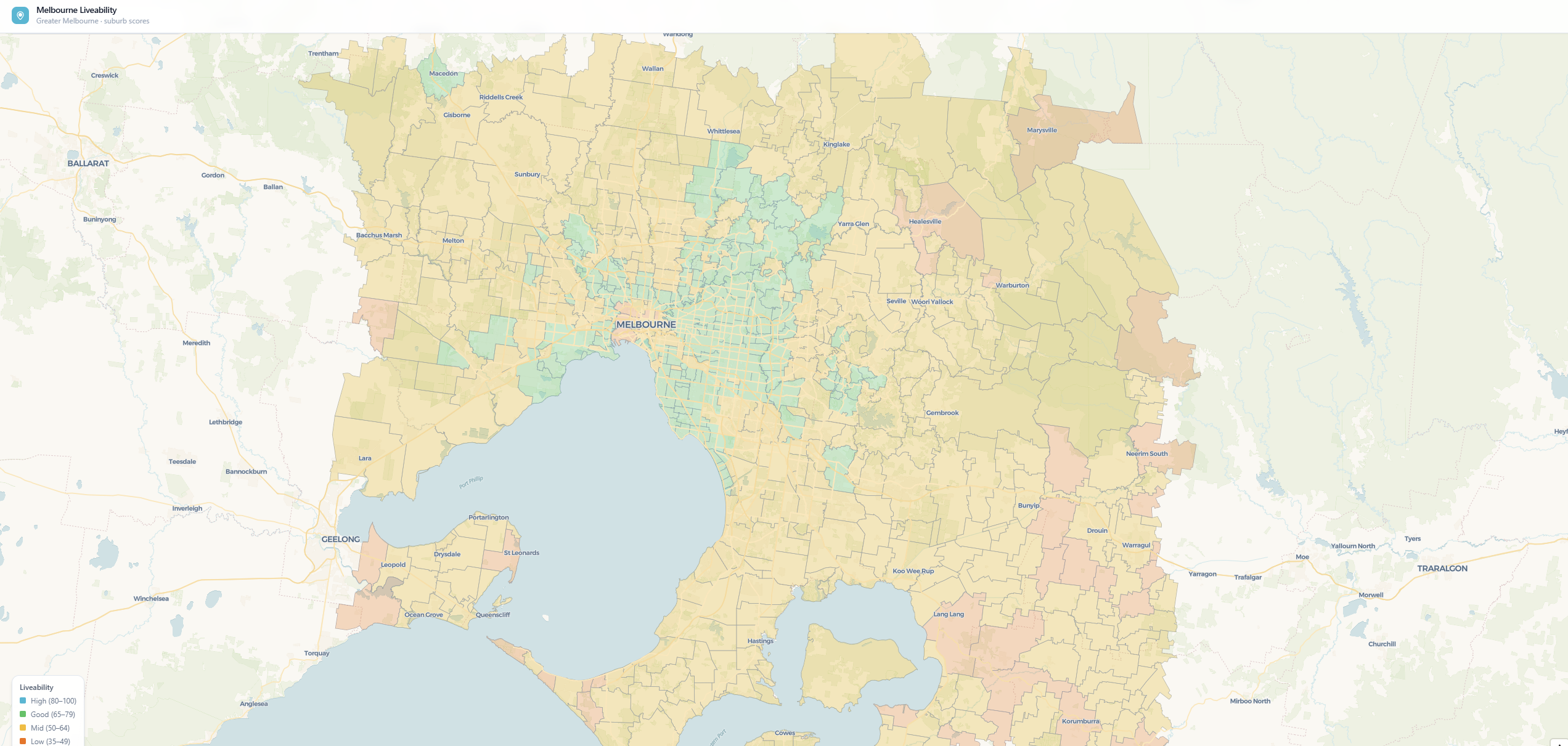 Melbourne Liveability Index